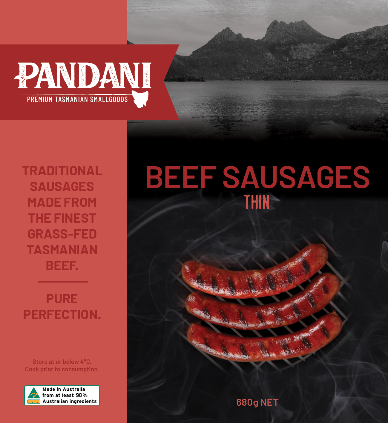 Beef Sausages Thin Pandani